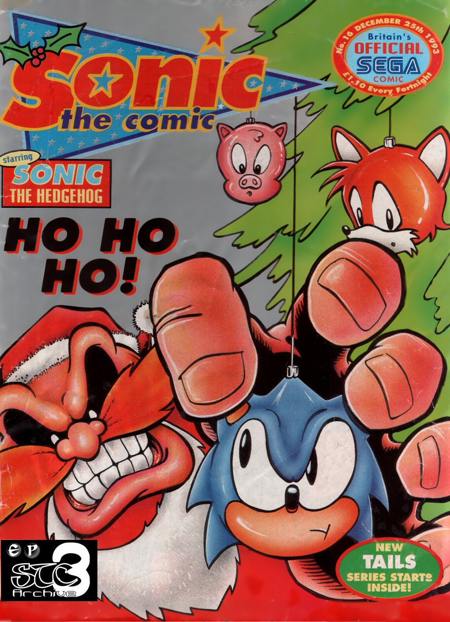 Sonic - The Comic Issue No. 016 Comic cover page